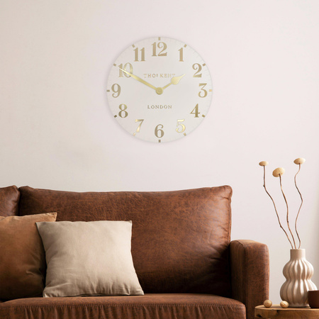 Arabic Wall Clock Oatmeal 20in