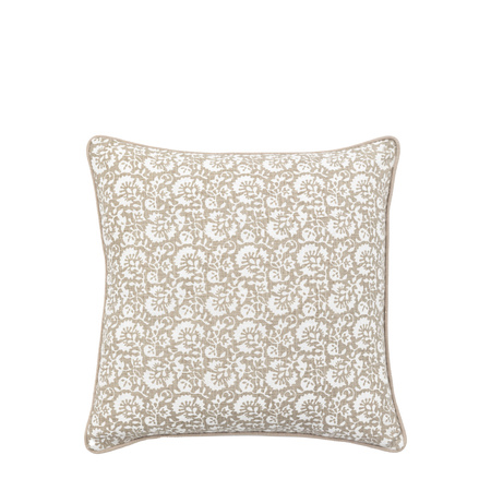 Morley Floral Cushion Taupe 450x450mm