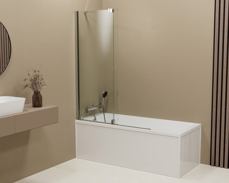 ROLLS parawan wannowy 1200x1500mm, szkło czyste