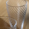 Swirl Flute Glass Clear (4pk) 72x72x165mm