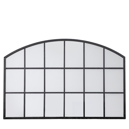 Lustro łukowe Wingham – czarne, 120 × 3 × 80 cm