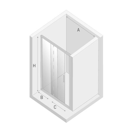 DRZWI WNĘKOWE ALTA III  U 90x195 CZYSTE 6mm ACTIVE SHIELD