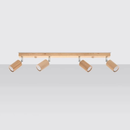 Plafon BERG 4 naturalne drewno