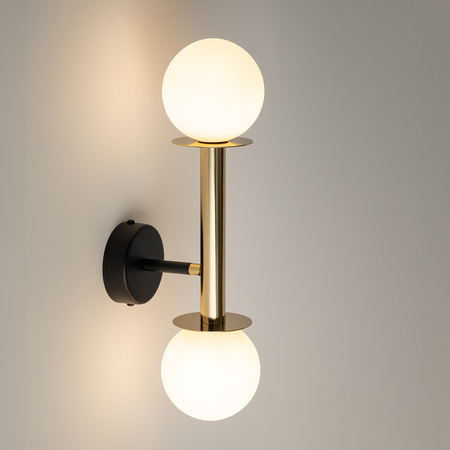 DAISY 2 kinkiet złoty/biały