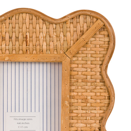 Ayora Rattan Photo Frame 6x4in