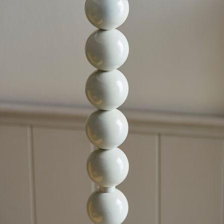 Higgledy Floor Lamp Base Gloss Almond White Paint