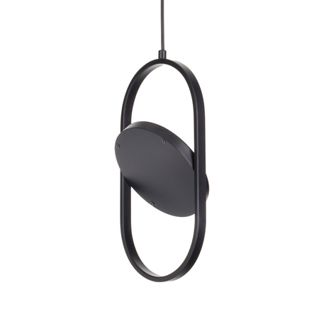 Lampa wisząca ELIPSE MINI, 32 cm - LED, czarna nowoczesna