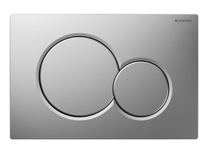 GEBERIT SIGMA01 przycisk spłukujący Easy to clean, Dual Flush, chrom mat