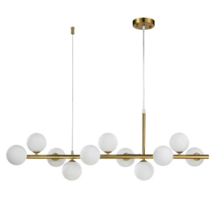 Lampa wisząca MINI MOON 100 cm - złota
