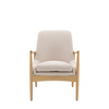 Fotel Carrera Naturalny len 685 x 720 x 820 mm
