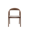 Madrid Dining Chair Walnut UPH 552x565x775mm (2pk)