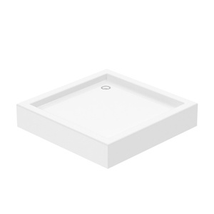 Brodzik kompaktowy kwadratowy 80x80x16 akrylowy