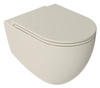 INFINITY miska WC wisząca, Rimless, 36,5x53cm, ivory