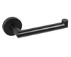 X-ROUND BLACK wieszak na papier toaletowy, czarny mat
