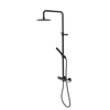 ULTRAMIX zestaw prysznicowy z baterią dźwigniową, czarny mat/chrom