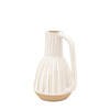 Cromer Ceramic Handled Vase White 165x130x165mm