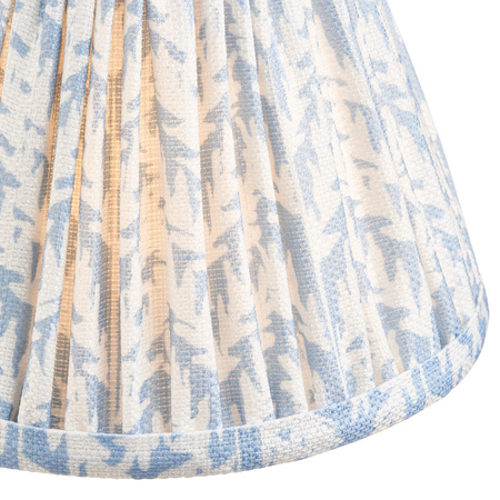 Leaf Shade Shell Bay Blue Fabric 122x85x160mm