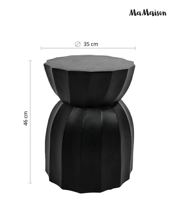 MaMaison stolik ROLLING 35 czarny /       drewno