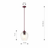 ISTAR 1 BURGUND TRANSPARENT