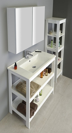 ETIDE regał wysoki 36x152x36 cm, biały mat