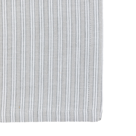 Woven Striped Napkin Grey (4pk) 450x450mm