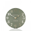 Arabic Mantel Clock Lichen Green 6in