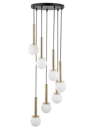 DAISY 7 złoty/biały