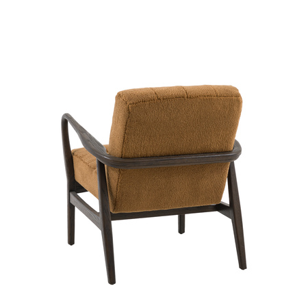 Humber Armchair Ochre Faux Sheepskin 690x760x800mm
