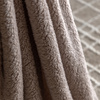 Teddy Fleece Throw Taupe 1300x1800mm