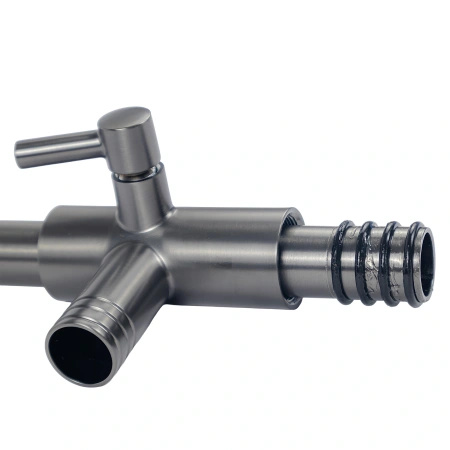Deszczownica z baterią prysznicową termostatyczną dwufunkcyjną, gun metal