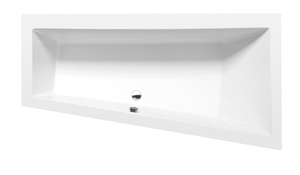 ANDRA R wanna asymetryczna 180x90x45cm, biała mat