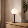 NOWOCZESNA LAMPA BIURKOWA CZARNA FREDICA SLIM