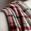 Heritage Check Rolled Fleece Red 1400x1800mm