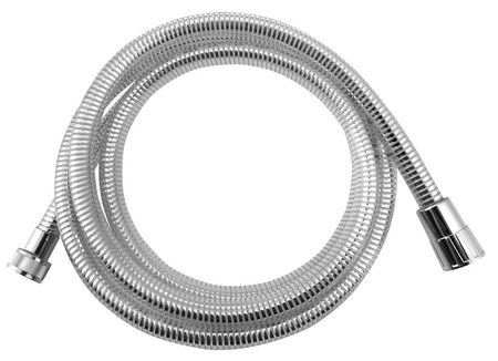 LASER wąż prysznicowy plastikowy, 200cm, chrom/biały