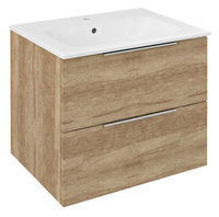 CIRASA szafka pod umywalkę 59,2x52x46cm, dąb Alabama