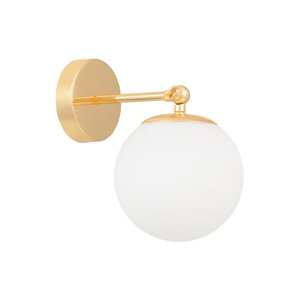 LAMPA ŚCIENNA KINKIET NOWOCZESNY ZŁOTY FREDICA W1