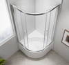 SELMA kabina prysznicowa półokrągła 900x900x1650mm, szkło czyste