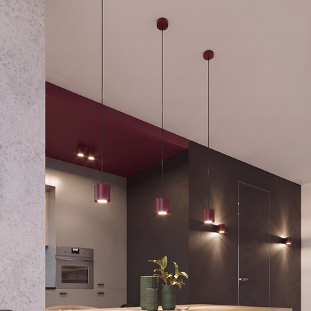 Plafon ORBIS 2 burgund