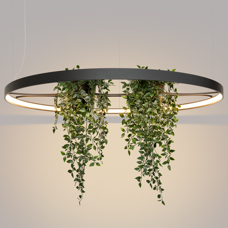 Żyrandol RIO BIO 110 czarny LED 3000K