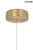 MOOSEE lampa wisząca SERPIENTE 120 złota