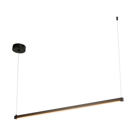 Lampa wisząca BEAM-100 LED - czarna oprawa liniowa