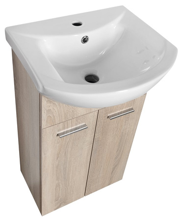 ZOJA szafka umywalkowa 41,5x74x25,3cm, dąb platin