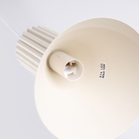 Lampa wisząca ESTRIA 3P beżowa