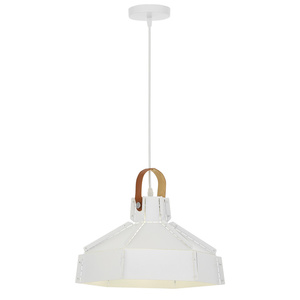 LAMPA SUFITOWA WISZĄCA LOFT BIAŁA DONA W1