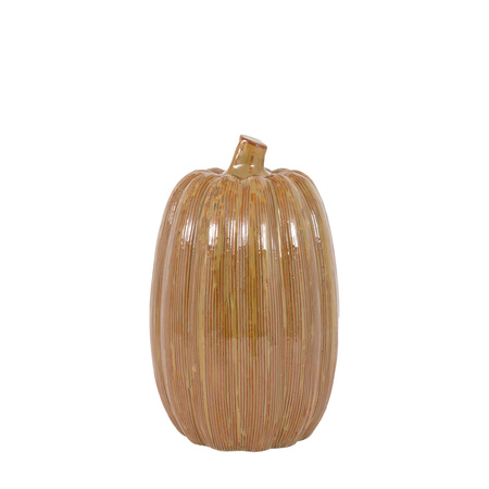 Ceramic Pumpkin Rust 185x185x295mm