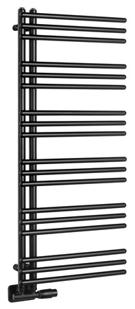 POSEIDON grzejnik łazienkowy 450x1140mm, czarny mat
