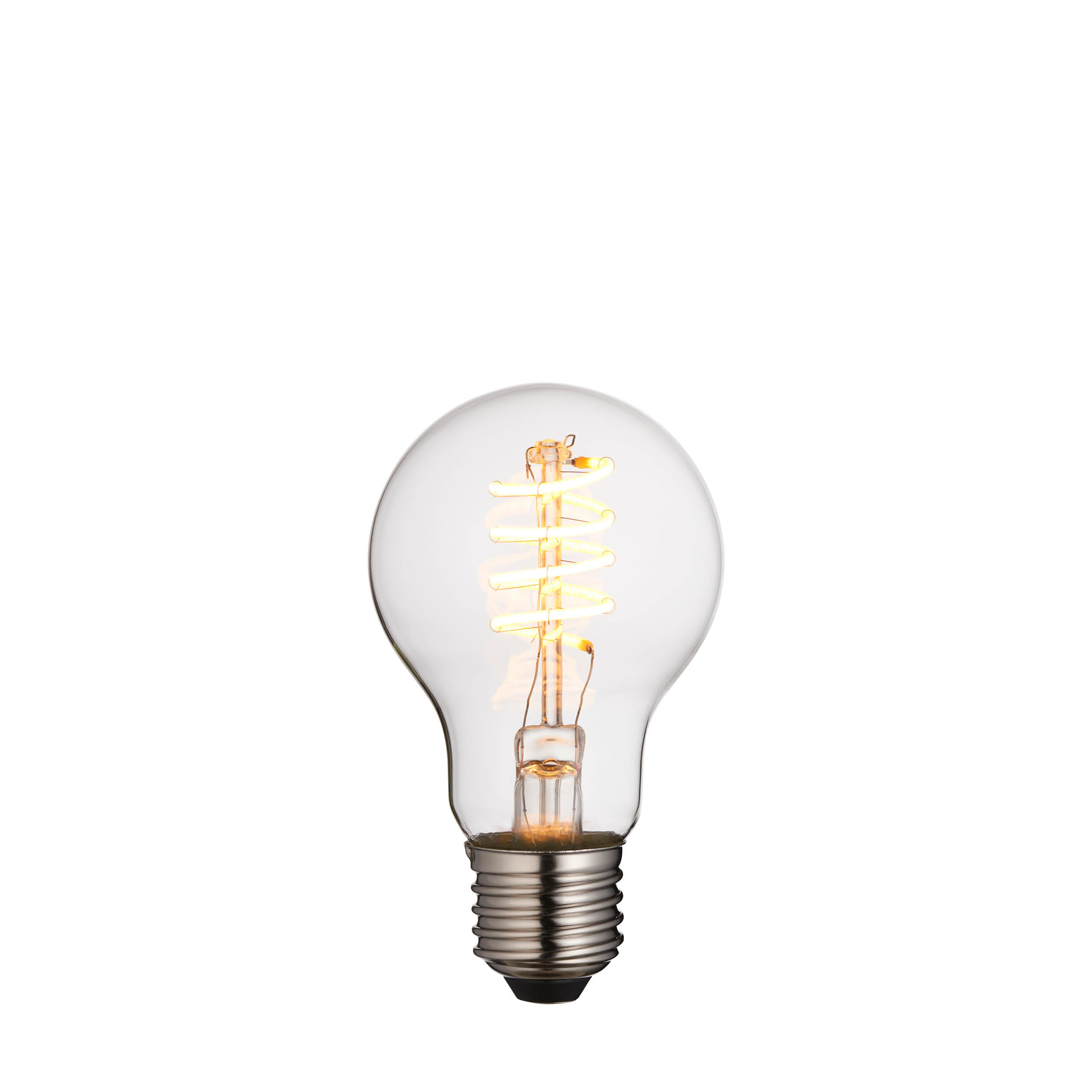 Żarówka LED – przezroczysta, 4W LED E27, 2200 K, 6 × 6 × 10,5 cm