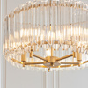 Valentina 5 Pendant Light Brushed Aged Brass