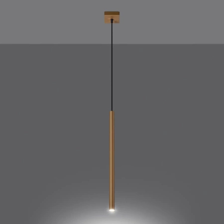 Lampa wisząca PASTELO 1 złota