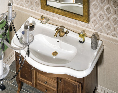 RETRO szafka umywalkowa 89x80x48cm, buk